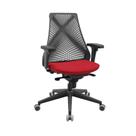 Cadeira Escritório Ergonômica Bix X+ Presidente Base Preta