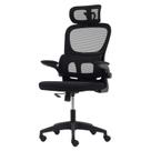 Cadeira Escritório Ergonômica Com Suporte Lombar Estofado E Apoio de Cabeça