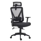 Cadeira Escritório Ergonômica Giratoria Confortável Preta Viper Pro Office Vivensis Innovation Vo459