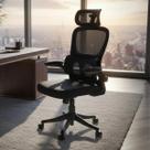 Cadeira Escritório Ergonômica Giratória Diretor Prime Mesh