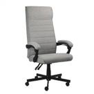 CADEIRA ESCRITORIO ERGONOMICA MAGNUS GRAY PCEMAGCZ em Tecido de Linho de Alta Qualidade e conforto