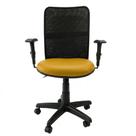 Cadeira Escritório Ergonômica NR17 Giratória Executiva Diretor Secretária Tela Mash New Pop Office Com Rodízios