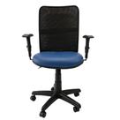 Cadeira Escritório Ergonômica NR17 Giratória Executiva Diretor Secretária Tela Mash New Pop Office Com Rodízios