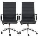 Cadeira Escritório Esteirinha Presidente Charles Eames Kit 02 unidades prime.office P305