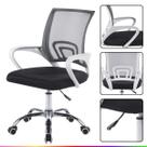 Cadeira Escritório Giratória Office Arco Estofado Mesh Dual Color Cadeira Escritório Giratória Office Arco Estofado Mesh Dual Color