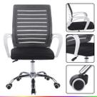 Cadeira Escritório Giratória Office Zebrada Estofado Mesh Dual Color Cadeira Escritório Giratória Office Zebrada Estofado Mesh Dual Color