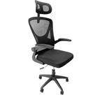 Cadeira Escritório LOG Ajuste de Altura Braço Ajustável Giratória Espuma Reciclável Mesh Kw-g699 Preta