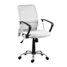 Cadeira Escritorio MGM Flex Bilbao Diretor Branca Reclinavel