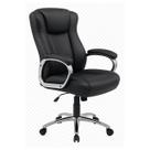 Cadeira Escritório Presidente BOSS com Base Cromada - material sintético Preto - 31401