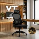 Cadeira Escritório Presidente Ergonômica Vênega VT20 Tela Mesh Suporta 120kg Giratória Com Rodas Ajustável Reclinável Verittas Home Office Executiva P