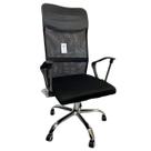Cadeira Escritório Presidente tela Mesh Modelo Tribune Base Cromada rodinhas e Laudo Ergonômico