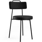 Cadeira Estofada Para Sala De Jantar Barcelona F01 Preto