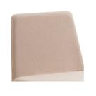 Cadeira Estofada Pri Linho Bege 82x48x50 cm Daf Mobiliário