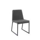 Cadeira Estofada Yanka Chumbo 82x48x54 cm Daf Mobiliário