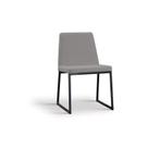 Cadeira Estofada Yanka Linho Cinza 82x48x54cm Daf Mobiliário