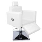 Cadeira Evidence Reclinável Base Quadrada Com Descanso de Perna Branco Cadeira Evidence Reclinável Base Quadrada Com Descanso de Perna Branco