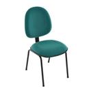 Cadeira Executiva Base Fixa Palito Linha Office Plus Verde