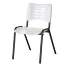 Cadeira Fixa 04 Pés Plástica (Polipropileno) - Cor Branco - MRPLAST - PMD - 31236