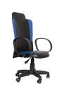 Cadeira gamer black and blue com estofado de tecido sintetico Cadeira gamer black and blue com estofado de tecido sintetico