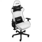 Cadeira Gamer Branco Comet CGC20B De Alto Conforto Com Ajuste de Altura inclinação do encosto de 150 Graus Suporta até 120kg