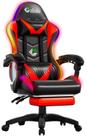 Cadeira Gamer Czlolo RGB com LED, Massagem Lombar e Reclinação