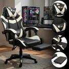 Cadeira Gamer Eagle Force Ergonômica com Apoio Pés Retrátil Reclinável 135 e Suporte Lombar Várias Cores