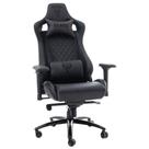 Cadeira Gamer Escritório CLCK005 Preto King Heavy Duty Clanm Suporta até 180kg de Alto Conforto Ergonômica