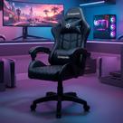 Cadeira Gamer Escritório Material Sintético Pu Black Ergonômica Reclinável Altura Ajustável Bmg4 Belmóveis Cadeira Gamer Escritório Material Sintético Pu Black Ergonômica Reclinável Altura Ajustável Bmg4 Belmóveis