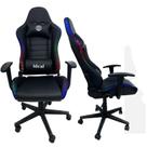 Cadeira Gamer Giratória com Luzes RGB Sortida