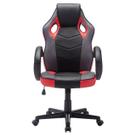 Cadeira Gamer Giratória Confortável Preto e Vermelho