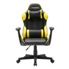 Cadeira Gamer Giratória Infantil Stock Car BlumeOffice Poliuretano (PU) Preto e Amarelo Base Rodízio Cadeira Gamer Giratória Infantil Stock Car BlumeOffice Poliuretano (PU) Preto e Amarelo Base Rodízio
