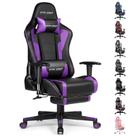 Cadeira Gamer GTRACING com Apoio para Pés, Caixas de Som, Bluetooth, Música, Ergonômica, Resistente para Computador e Escritório