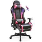 Cadeira Gamer GTRACING com Caixas de Som Bluetooth e Descanso para Pés Ergonômica
