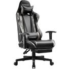 Cadeira Gamer GTRACING com Descanso para Pés, Cadeira Ergonômica para Computador, Reclinável com Ajuste de Altura, Giratória com Apoio de Cabeça e Lombar (Camuflado)