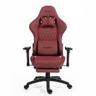 Cadeira Gamer Husky Tempest 4D, Até 145kg, Braços 4D, Almofadas, Reclinável 150º, PU, Descanso para Pés, Vermelha - HCG700VR4D