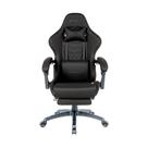 Cadeira Gamer Husky Tempest 700, Até 145kg, Almofadas, Reclinável 150º, Tecido, Descanso para Pés, Preta - HCG700PTT