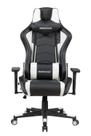Cadeira Gamer MaxRacer Tactical Branca Reclina 180 Braço 3D