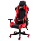 Cadeira Gamer One Shot material sintético Preto e Vermelho Base e Rodízio Nylon - 76622
