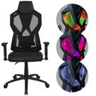 Cadeira Gamer Skaly Clanm Com Apoio de Braço Ajustável 2D Ergonômica Suporta Até 136Kg Com Iluminação de Led Rgb 3 Modos
