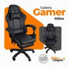Cadeira Gamer Stillus Ergonômica com Apoio para os Pés