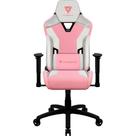 Cadeira Gamer ThunderX3 78322 TC3 Sakura White, Até 120Kg, Encosto Reclinável, Air Tech, Rosa - 78322