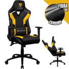 Cadeira Gamer ThunderX3 Bumblebee Para Escritório Suporta Até 120Kg Com Encosto Ergonômico e Apoio Para Lombar e Pescoço Alto Conforto Cor Preta e Amarela Base de Metal Cadeira Gamer ThunderX3 Bumblebee Para Escritório Suporta Até 120Kg Com Encosto Ergonômico e Apoio Para Lombar e Pescoço Alto Conforto Cor Preta e Amarela Base de Metal