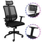 Cadeira Gamer Vinik Go Star Plus Com Encosto e Apoio de Pescoço Ajustáveis Assento Confortável Ergonômica Até 120kg Tela Mesh Cadeira Gamer Vinik Go Star Plus Com Encosto e Apoio de Pescoço Ajustáveis Assento Confortável Ergonômica Até 120kg Tela Mesh
