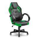 Cadeira Gamer Warrior Tongea Preta / Verde profissional
