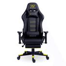 Cadeira Gamer XT Racer Attack, Até 120Kg, Reclinável, Apoio de Pés Retrátil, Cilindro de Gás Classe 4, Couro PU, Preta e Amarela - XTR-057 Cadeira Gamer XT Racer Attack, Até 120Kg, Reclinável, Apoio de Pés Retrátil, Cilindro de Gás Classe 4, Couro PU, Preta e Amarela - XTR-057