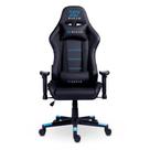 Cadeira Gamer XT Racer Attack, Até 120Kg, Reclinável, Com Almofadas, Cilindro de Gás Classe 4, Couro PU, Preta e Azul - XTR-053