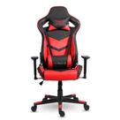 Cadeira Gamer XT Racer Taycan, Até 130Kg, Com Almofadas, Braço 3D, Cilindro de Gás Classe 4, Couro PU, Preta e Vermelha - XTR-042 Cadeira Gamer XT Racer Taycan, Até 130Kg, Com Almofadas, Braço 3D, Cilindro de Gás Classe 4, Couro PU, Preta e Vermelha - XTR-042