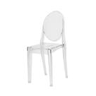 Cadeira Ghost Victoria Transparente Jantar Sala Quarto Suporta até 154kg Moderna