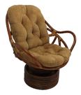 Cadeira giratória de vime International Caravan Camel Cushion
