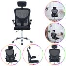 Cadeira Giratória Office Supreme Mesh Preta 360º